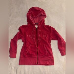 y2k woman’s/juniors L american eagle outfitters pink zip up